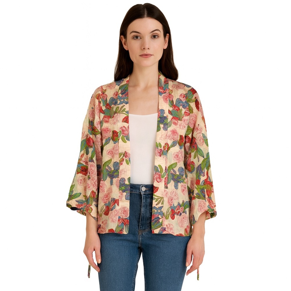 NWT Dazy Floral Kimono Cardigan Wrap